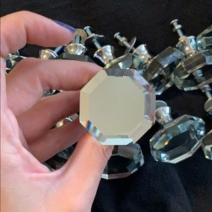Mirror crystal style knobs